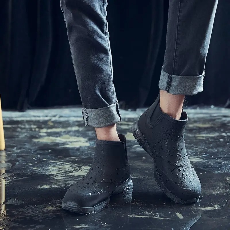 Bottines Jardin Homme noir devant