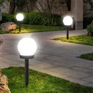 Boule Lumineuse de Jardin Solaire et Encastrable