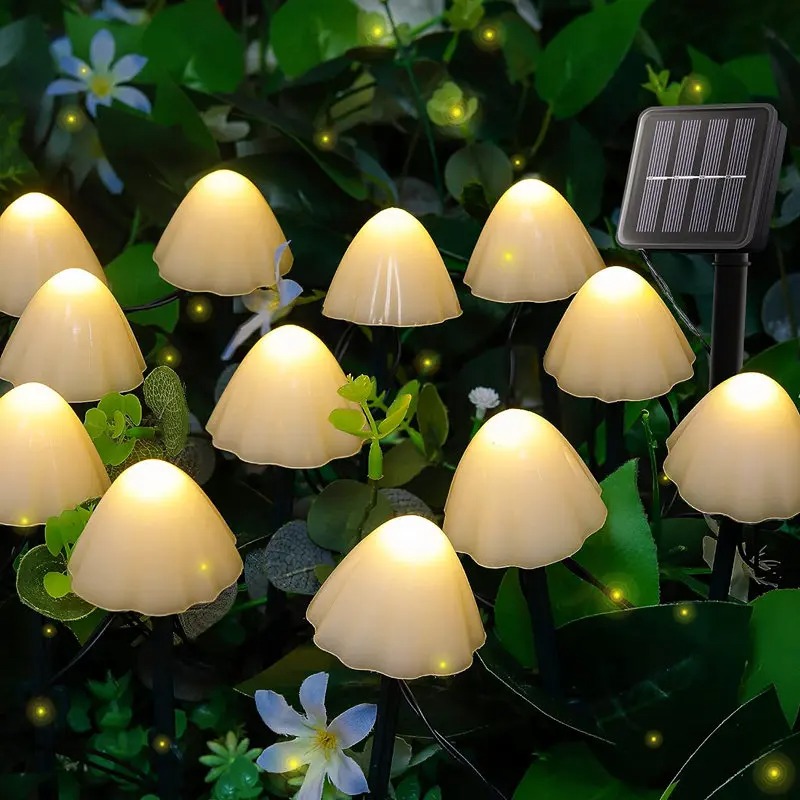 Champignons Lumineux Artificiels Solaire