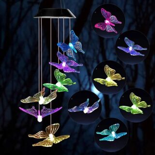Déco De Jardin Papillon Lumineux Solaire