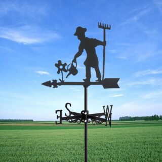 Girouette de Jardin Fermier