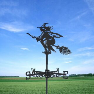 Girouette de Jardin Sorcière