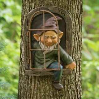 Gnome de Jardin Arbre