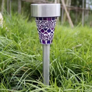 Lampe Solaire Jardin Mosaïque