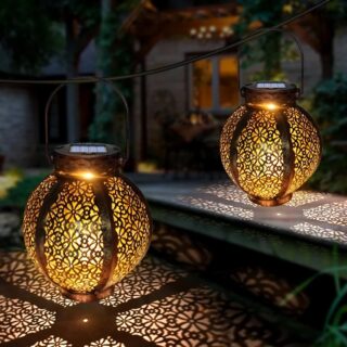 Lampe Solaire Suspendue Orientale