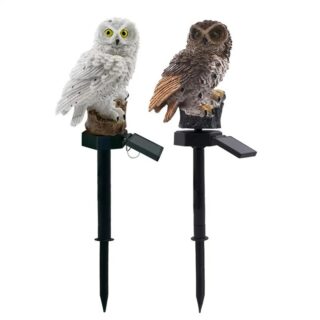 Lampe Solaire de Jardin Hibou