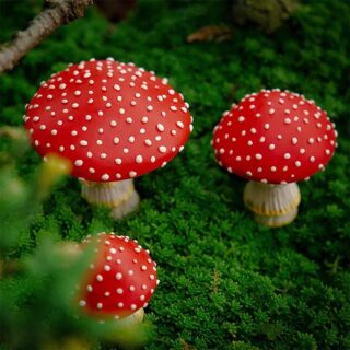 Mini Statue Champignons Phosphorescent