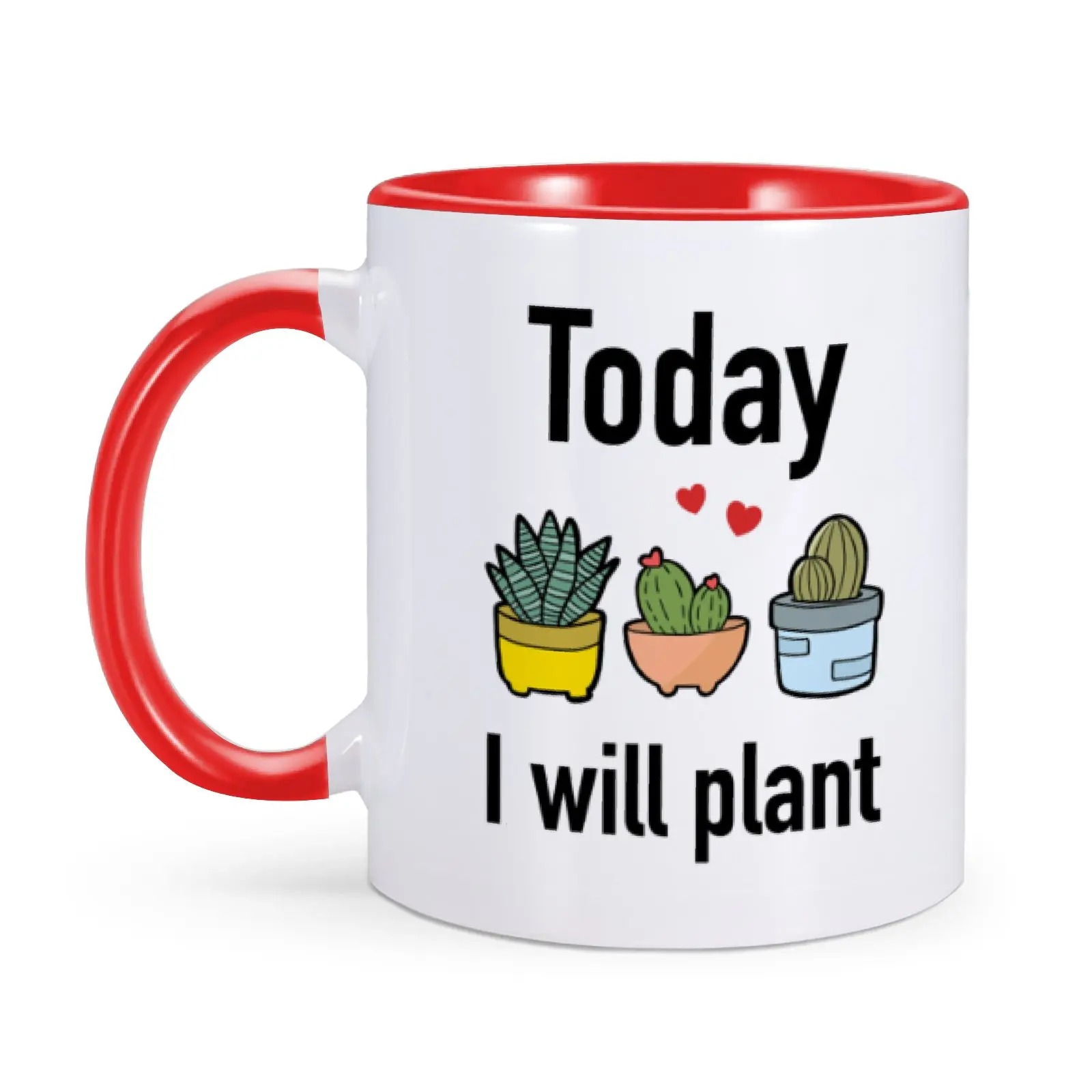 Mug Cadeau Jardinier “Today I Will Plant”