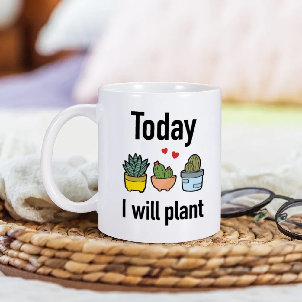 Mug Cadeau Jardinier "Today I Will Plant" Mug Cadeau Jardinier “Today I Will Plant”