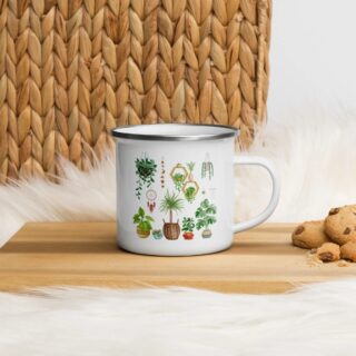Mug en Métal Pour Jardinier