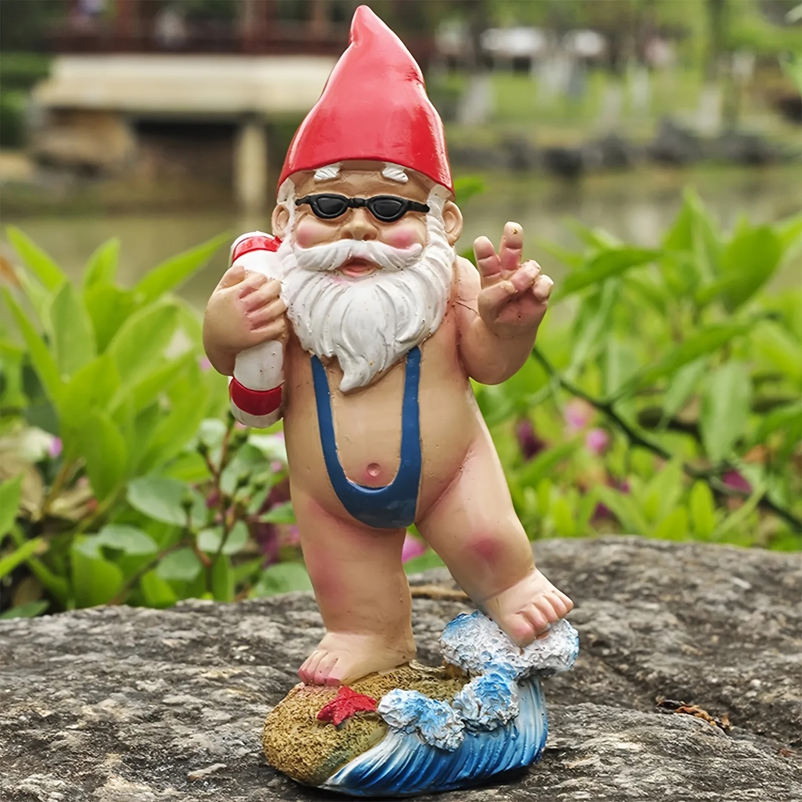 Nain de Jardin Maillot de Bain devant