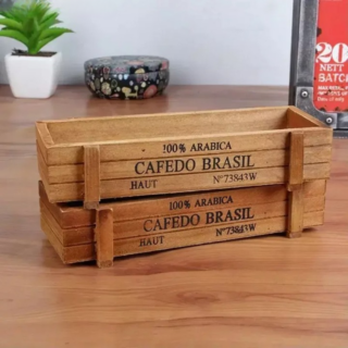 Petit Bac à Fleurs en Bois