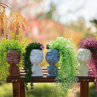 Petit Pot de Fleurs Visage Femme