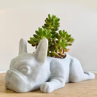 Pot de Fleurs Chien