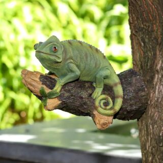 Statue Déco de Jardin Caméléon