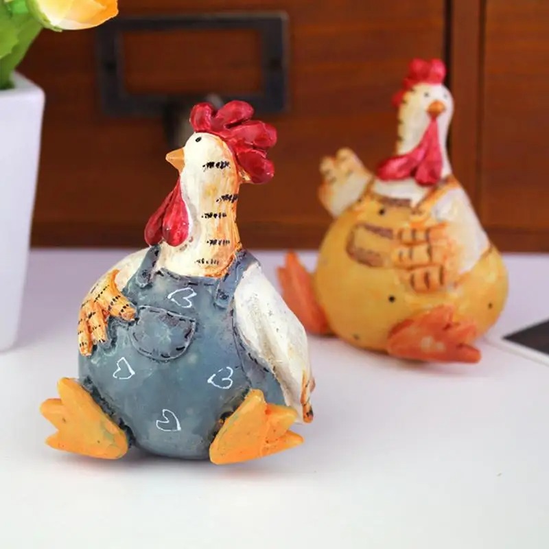 Statue de Poule en Résine Statue de Poule en Résine