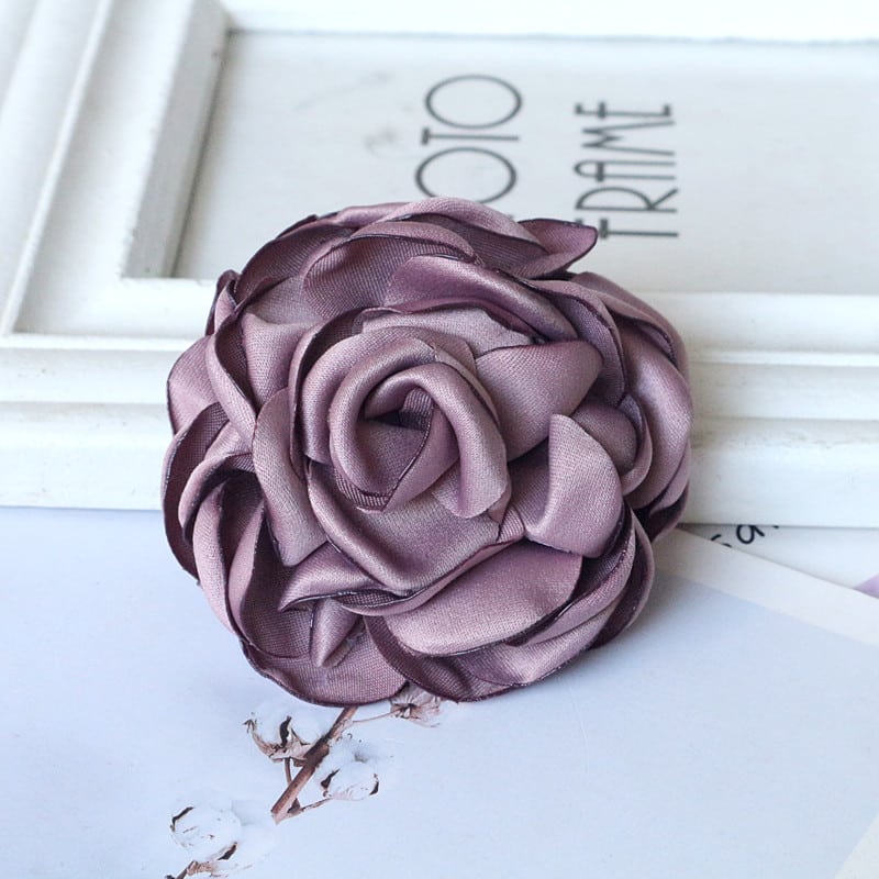 5 pièces de têtes de roses artificielle XXL