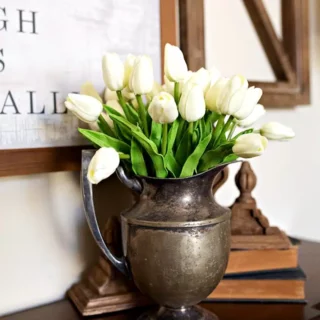 Bouquet de tulipes artificielles