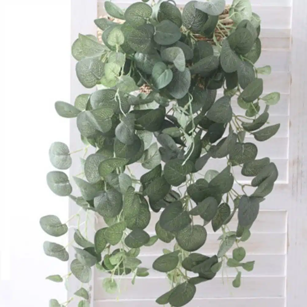 Bouquet d’eucalyptus artificiel suspendu pour salon Bouquet d’eucalyptus artificiel suspendu pour salon