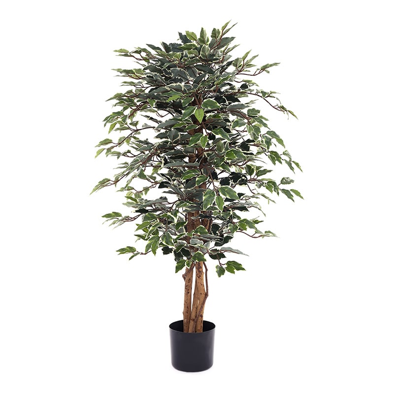 Ficus artificiel plastique grande plante avec pot Ficus artificiel plastique grande plante avec pot