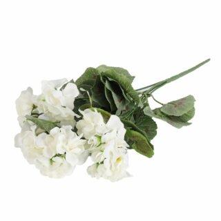Fleurs artificielles en Geranium rouge rose pour un jardin de mariage