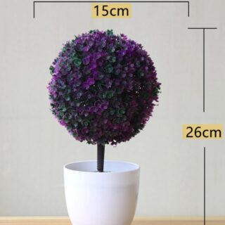 Petit arbre artificiel coloré
