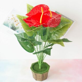Plante de bureau monstera artificielle
