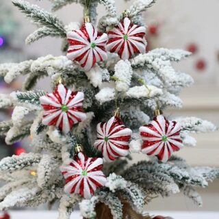 Boules de Noël Flocon de Neige 