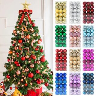 Boules de Noël Pack 36 Pièces