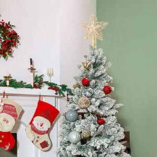 Cimier de Sapin Étoile Brillante