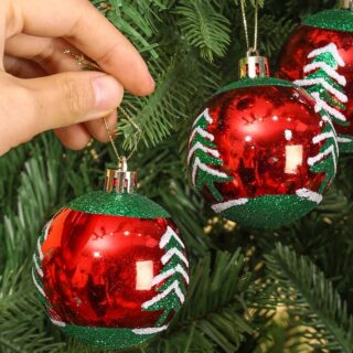 Boules de Noël Motif Sapin