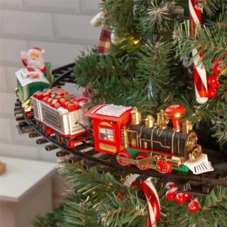Train Électrique pour Sapin de Noël