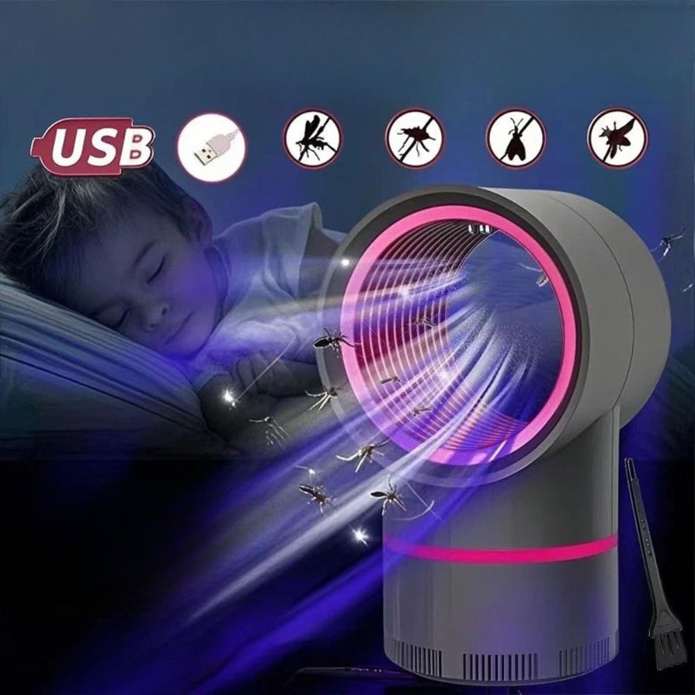 Lampe anti-moustique UV à aspiration - piège électrique silencieux 360° Lampe anti-moustique UV à aspiration - piège électrique silencieux 360° – Image 5